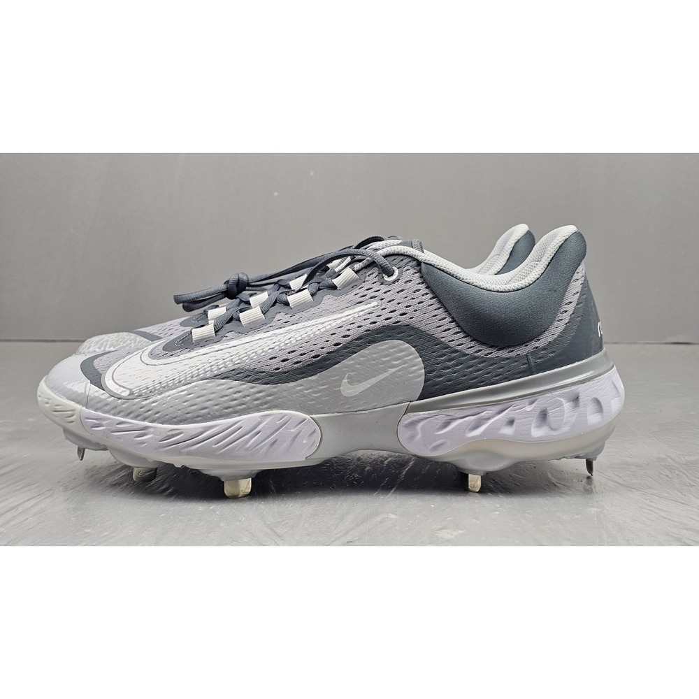 Nike Alpha Huarache Elite 4 Low Baseball Cleats Mens 13 Wolf Gray DJ6521-012 NEW